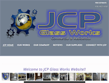 Tablet Screenshot of jcpglassworks.com